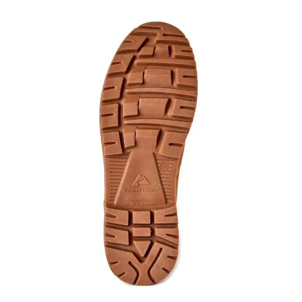 Ozark Trail Wheat Troy Boots Men's‎ Size 7 Rugged Outsole Faux Leather
